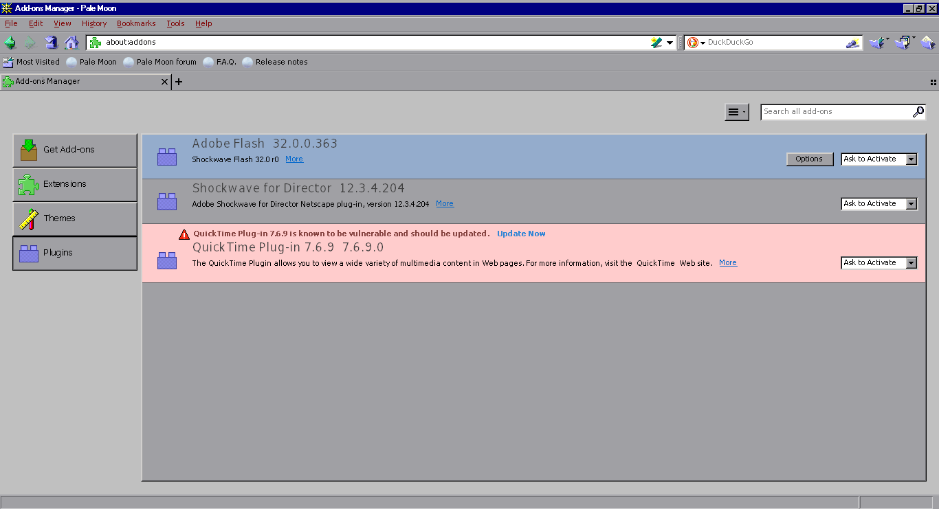 Pale Moon 32.2.1 instal the new version for windows